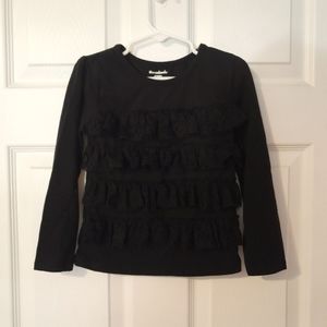 Toddler girls garanimals (4t) black long sleeves shirt